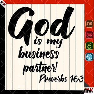 God, is my ,business partner image 1