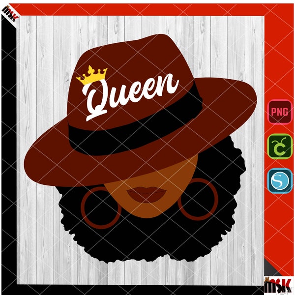 Queen, svg, png, mother's day, african, american, woman,female