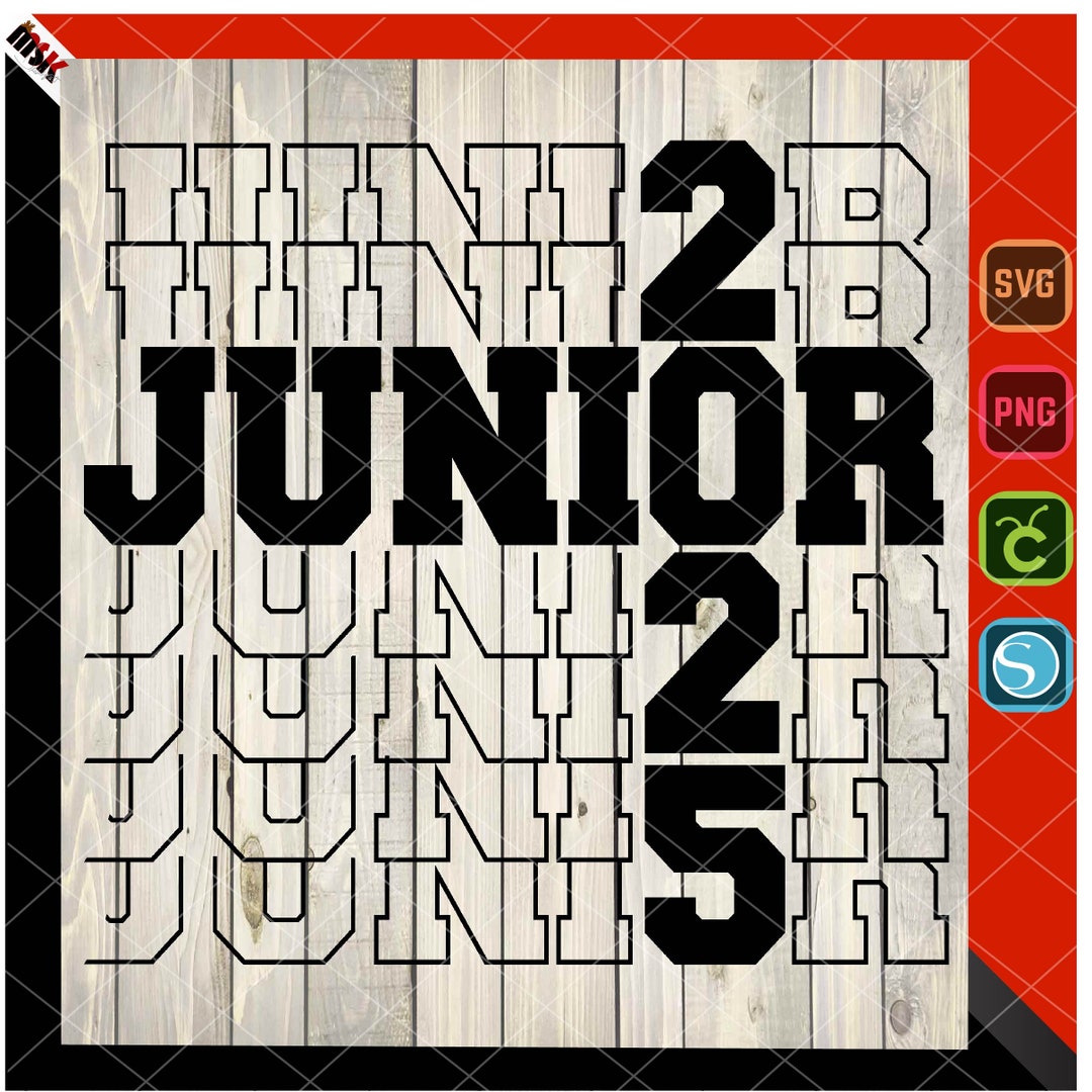 Junior 2025, High School, Svg, Png Etsy