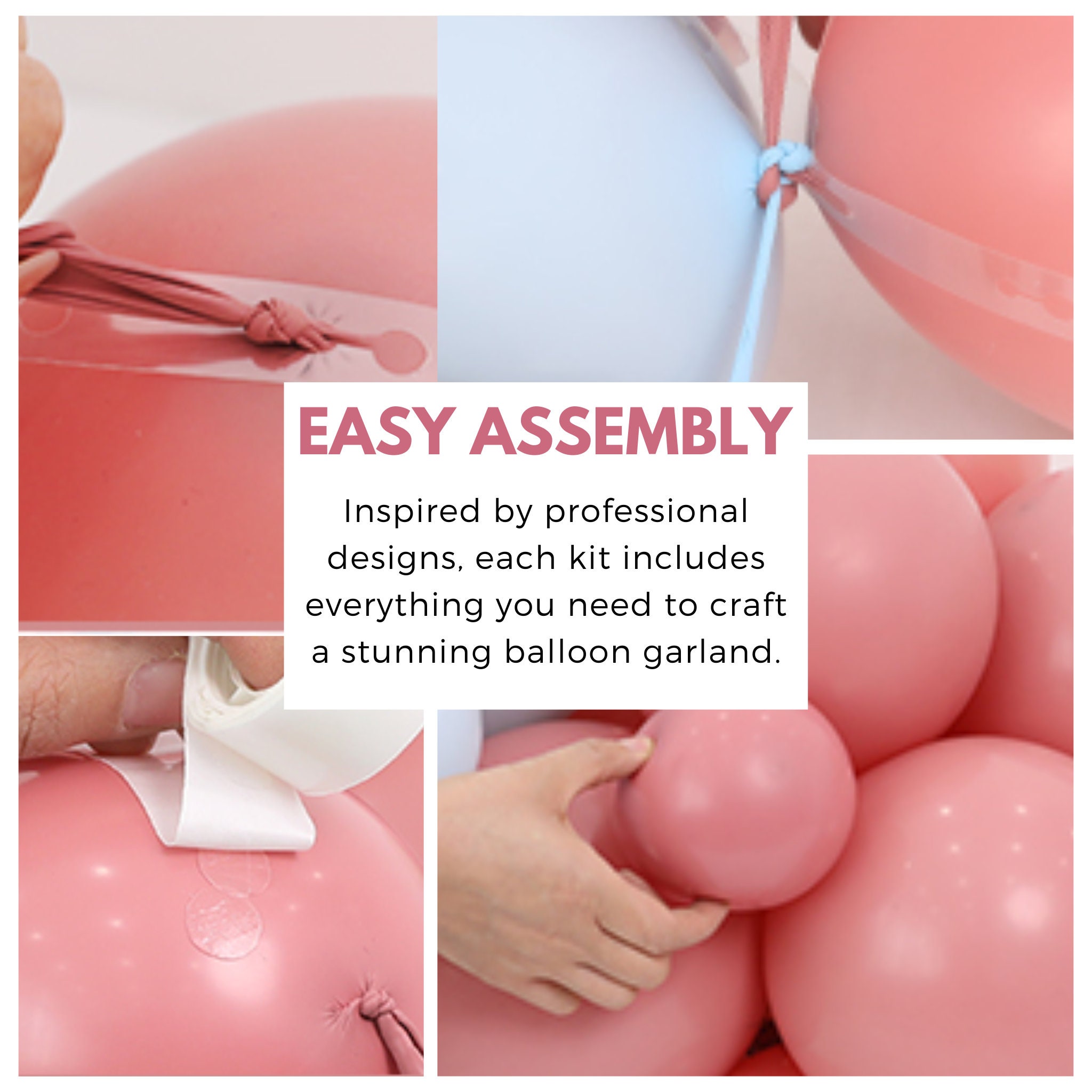 Orange and Blue DIY Balloon Garland