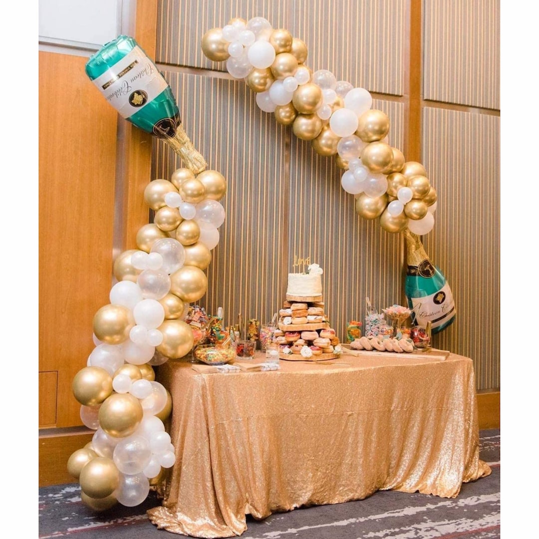 40'' Champagne Bottle Balloon Cascade Kit Birthday Party, Engagement