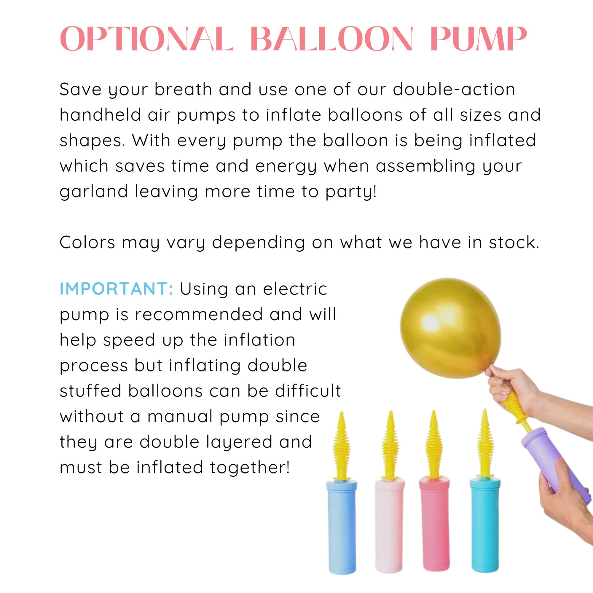Pompe à ballon électrique Pompe à air Durable Professionnel Application  large