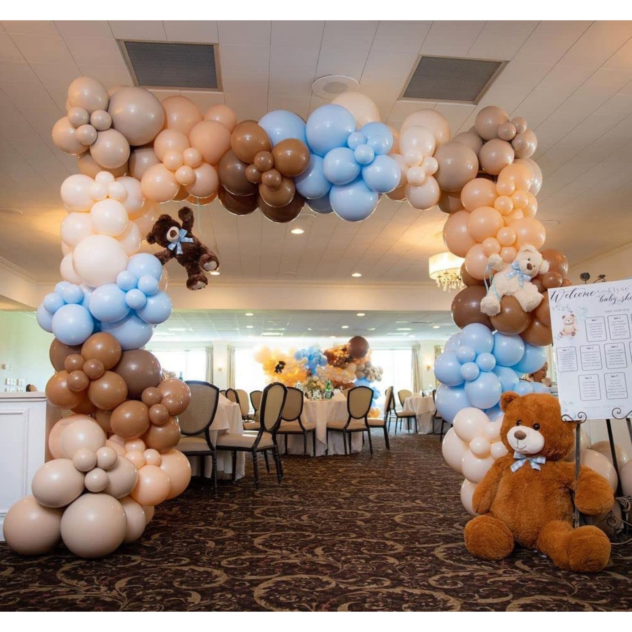 Teddy Bear Baby Shower Balloon Garland Kit | We Can Bearly Wait ...