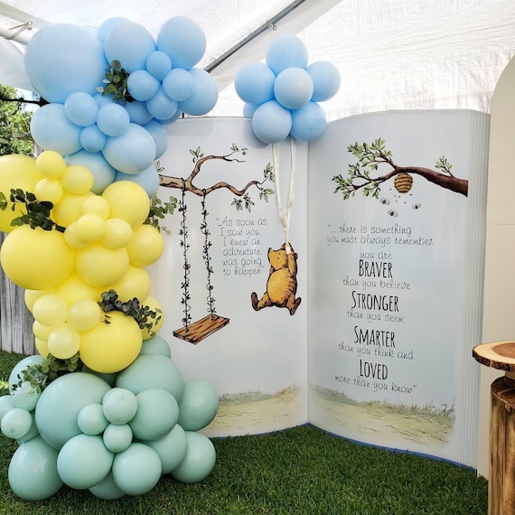Winnie the pooh Balloon Garland Kit Balloon Arch Baby Shower
