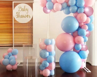 Gender Reveal Gift Light Baby Sky Blue Sparkle and Glitter Dangle Earring Star Shape Trendy Glamor Fashion Statement