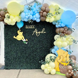 Winnie-the-Pooh Inspired Balloon Garland - First Birthday, Baby Shower, Pooh Bear, Balloon Arch, Party Decoration