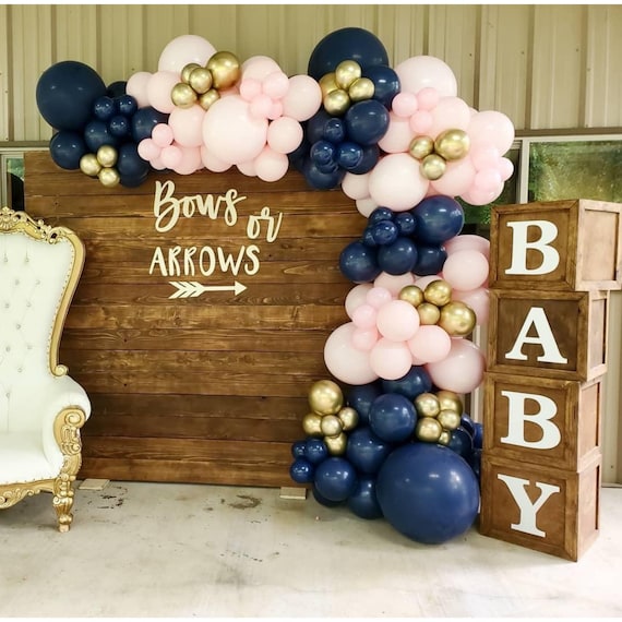Navy baby shower decorations sales