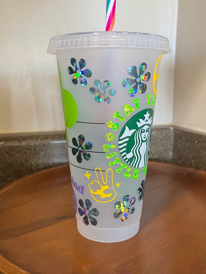 2022 Starbucks Mystery Color Change Cold Cup Stay Trippy Etsy