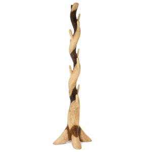 Suar wood coat stand from Indonesia