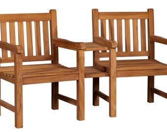 2-seater WOODIE connected to table