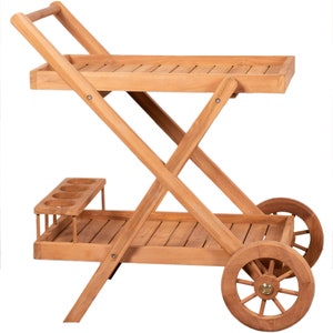 Serveertrolley met afneembare lade