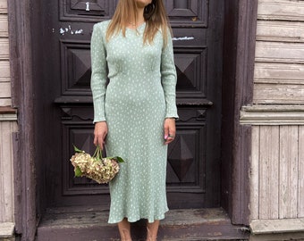 cotton knitted dress