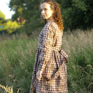 linen dress with author's print image 10