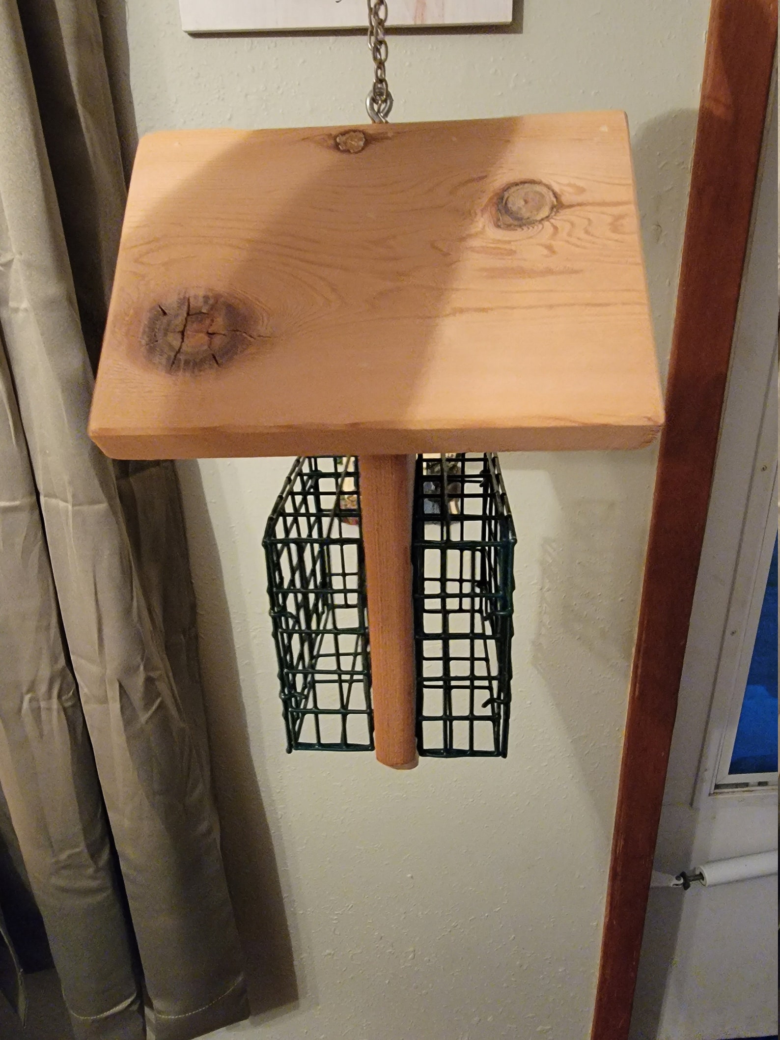 Homemade suet cake feeder Etsy