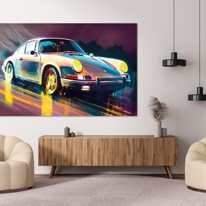 Sports car | high quality print on canvas