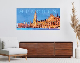 Múnich 02 | impresión de alta calidad sobre lienzo