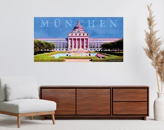 Múnich 01 | impresión de alta calidad sobre lienzo