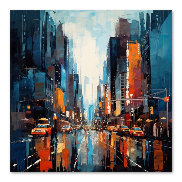 New York City Kunstbild | hochwertiger Druck auf Leinwand