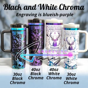 Throne of Glass The Thirteen 40oz Tumbler, Fantasy Book Lover, Stanley like Quencher, Laser Engraved, Book Club Merch, Booktok, Maasverse zdjęcie 12