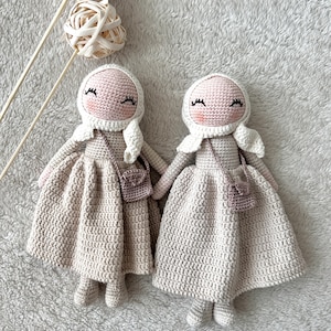 Ramadan package, Hjab African doll, hijab doll, amigurumi muslim doll, hjab, ramadan gift, Muslim Gift, Eid Gifts For Kids, Eid al-adha Gift