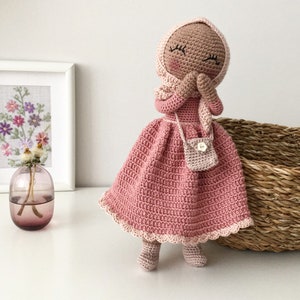 Ramadan package, Hjab African doll, hijab doll, amigurumi muslim doll, hjab, ramadan gift, Muslim Gift, Eid Gifts For Kids, Eid al-adha Gift