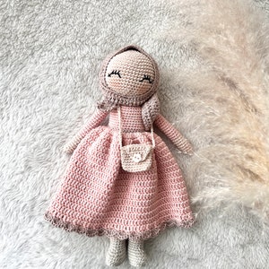 Ramadan package, Hjab African doll, hijab doll, amigurumi muslim doll, hjab, ramadan gift, Muslim Gift, Eid Gifts For Kids, Eid al-adha Gift