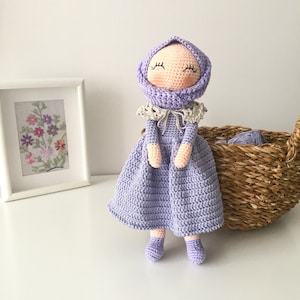 Ramadan package, Hjab African doll, hijab doll, amigurumi muslim doll, hjab, ramadan gift, Muslim Gift, Eid Gifts For Kids, Eid al-adha Gift