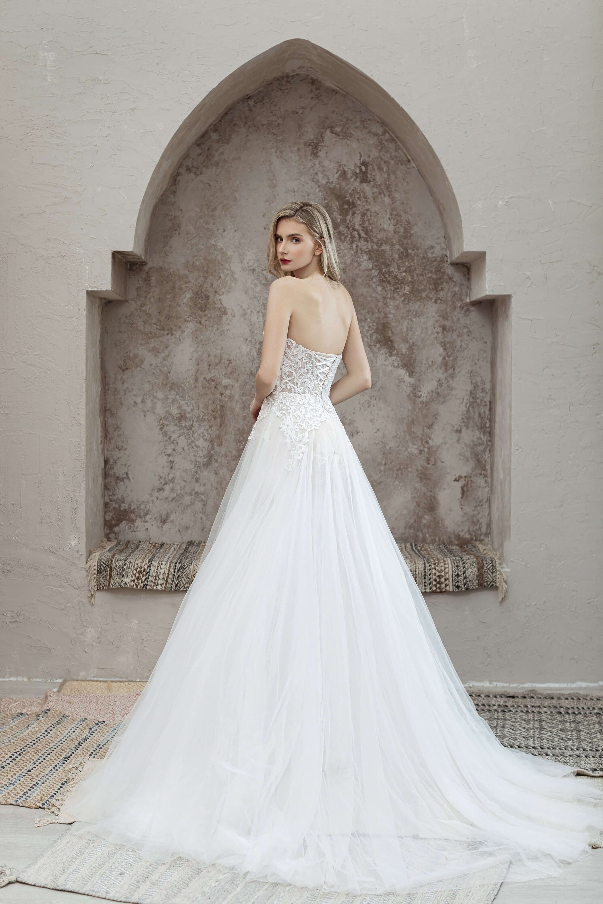 Romantic A-line Wedding Dress With Sweetheart Neckline - Etsy