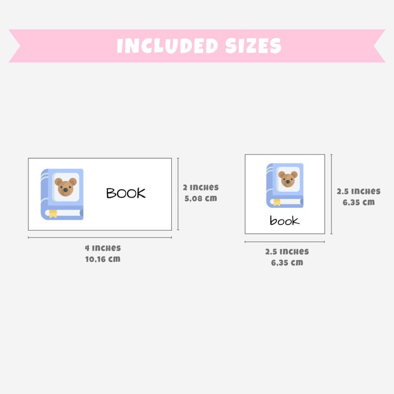 Kids Craft Room Storage Labels, Printable Classroom Art Supplies Label with Colored Pictures, School Kindergarten Playroom Craft Box Labels image 2