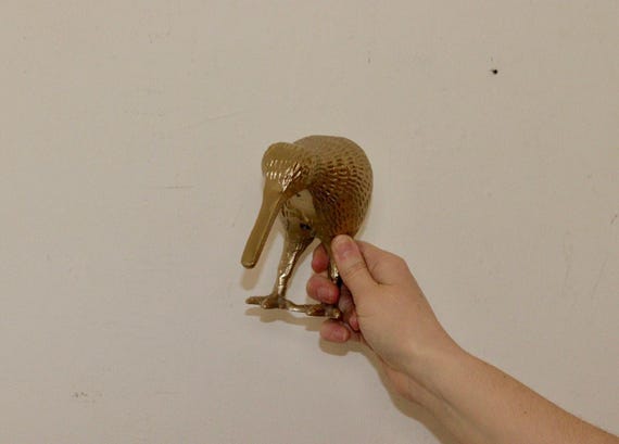 Vintage Swedish Brass Kiwi - Etsy