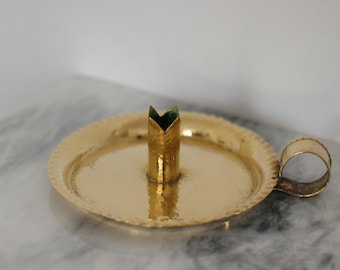 Swedish Brass Candleholder
