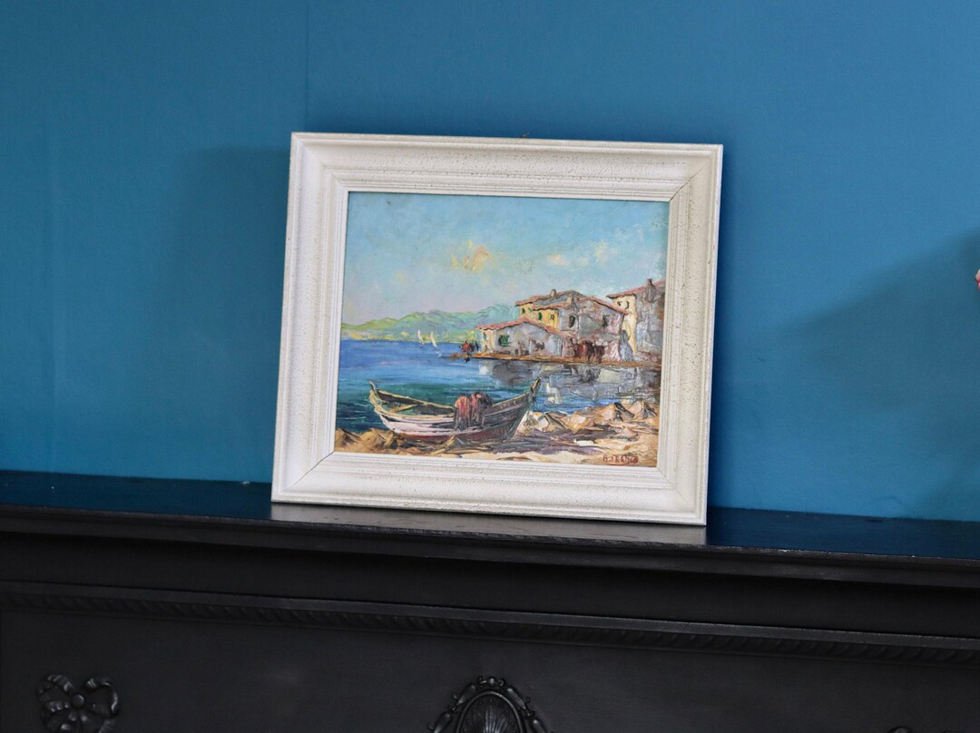 【F15号】good blue(FRANCOIS) oil painting F22 PRINT of original oil painting, 11x14
