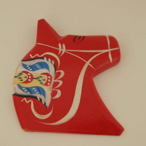 Swedish Dala Horse Plaque