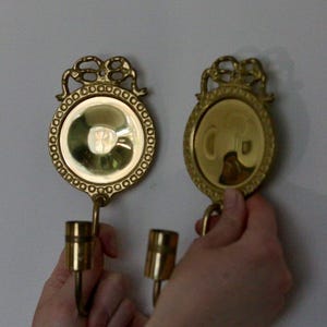Pair of Vintage Swedish Sconces by Arvika