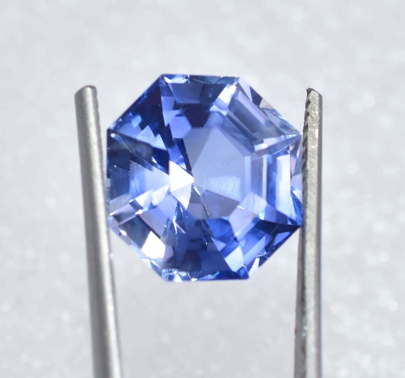 9.40 Ct Natural Sapphire Blue Octagon Shape Step Cut From Etsy