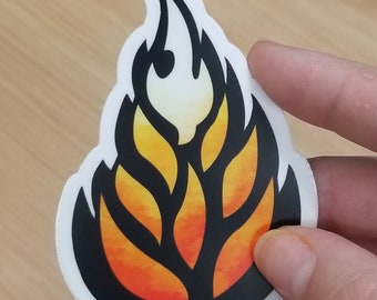Heiliger Geist - Pfingstflamme - Katholik Aufkleber - Vinyl Aufkleber