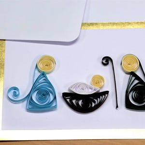 Paper Quilled Nativity - Christmas Card - Christmas Decoration