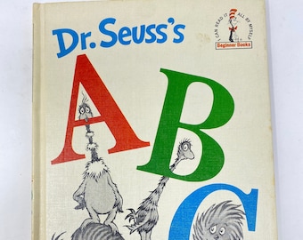 Vintage A B C by Dr. Seuss, First Edition, Book Club Beginner Book by Random House, 1963