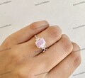 Vintage Pink Diamond Engagement Ring, Fabulous Vivid Pink Diamond, Baguette Ring, Women's Pink Diamond Ring, Promise Ring, Anniversary Gift