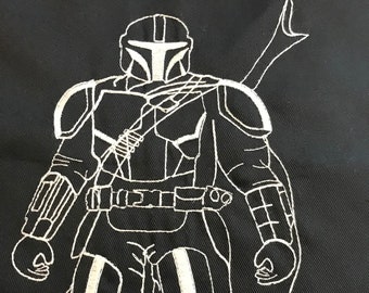Mandalorian Adult Apron Customizable