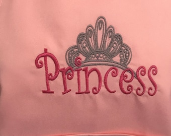 Princess Crown Personalized Embroidered Child Apron