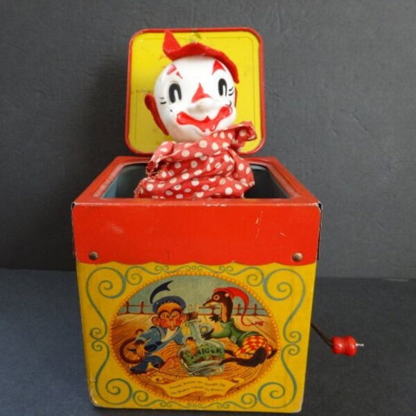 Jack in the Box Toy Etsy