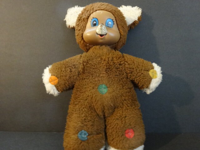 Vintage My Toy Rubber Face Doll Bear (S781) - 2000toys