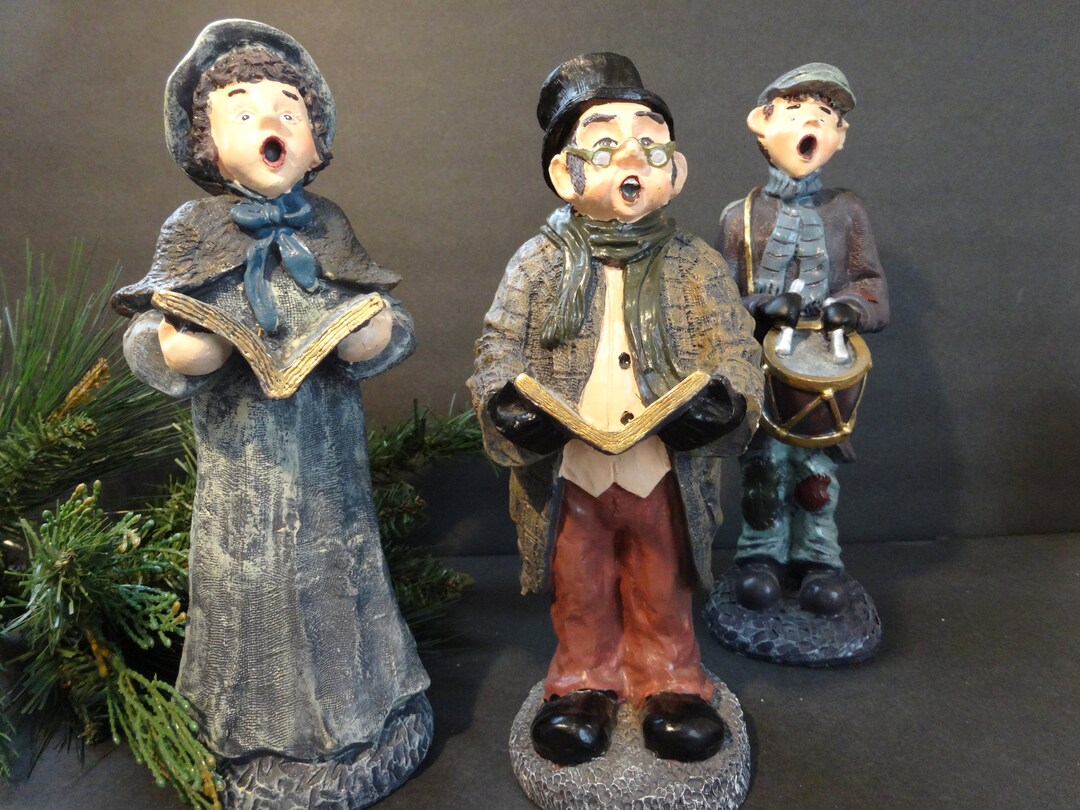 Vintage 10" Winsor Collection Christmas Caroler Figurines 3 - Etsy