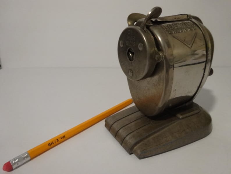 Vintage Boston Champion Pencil Sharpener Etsy