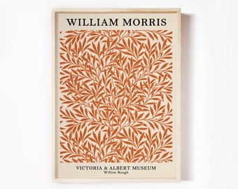 William Morris Poster, Botanical Print, William Morris Print, Art Nouveau Print, Botanical Poster, Art Exhibition Print