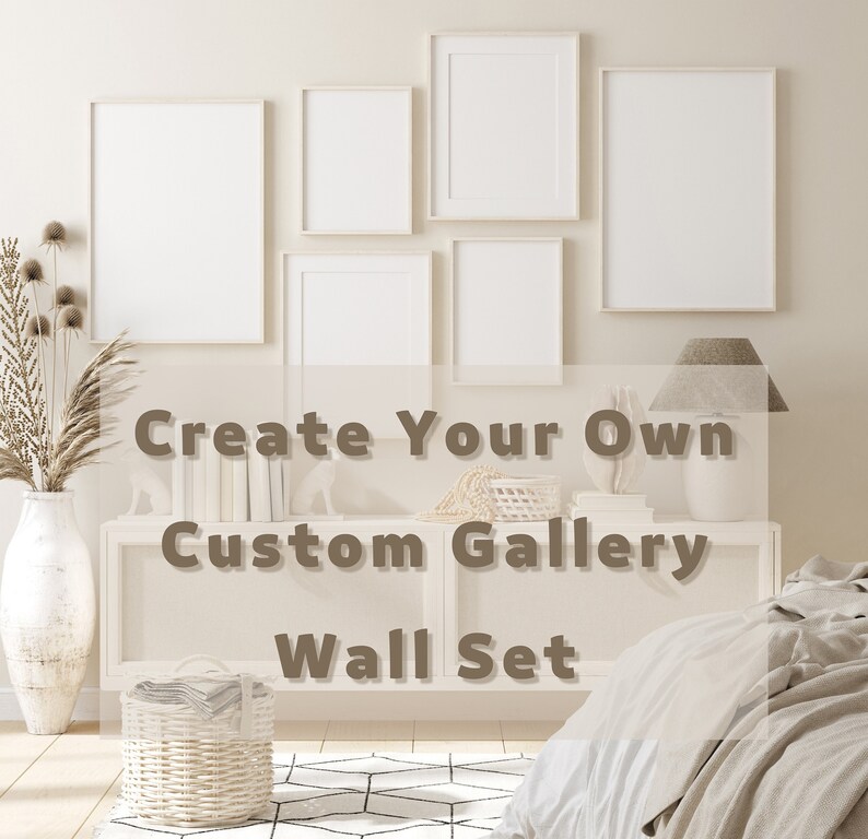 Custom Artwork Set Gallery Wall Set Printable Wall Art Etsy