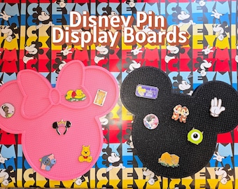 Disney Character Inspired Single Color 3D Printed Mesh Pin Display | Pin Board for Trading & Collections