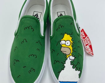 Homer Backing into Bushes Vans