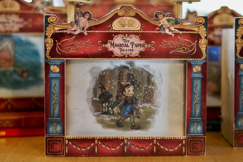 Exclusive Handmade Wooden Crankie Theatre Box Limited image 4